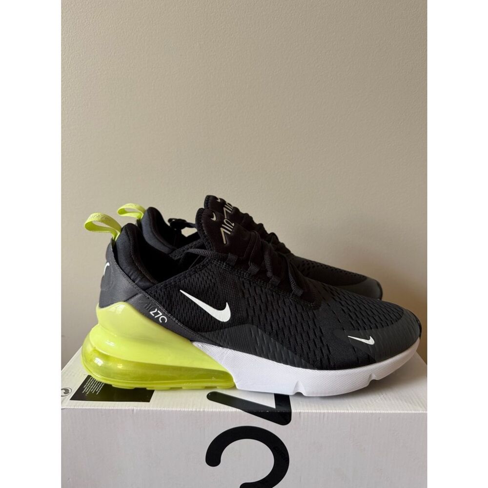 Nike Air Max 270 Lemon Twist Black AH8050-703 Men’s Size 11.5